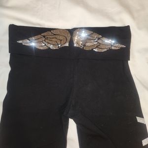 Victoria Secret yoga pants with sequins